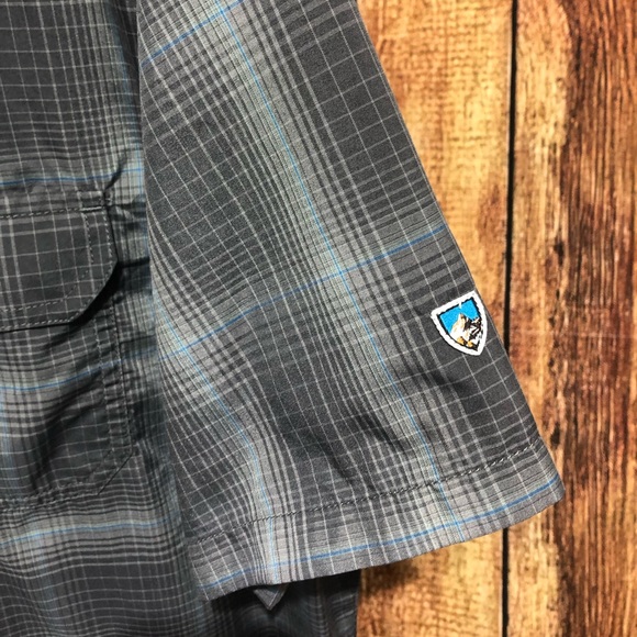 Kuhl Men’s Short Sleeve Button Shirt Size Large - Picture 3 of 6